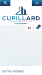 Mobile Screenshot of cupillard-immo.com